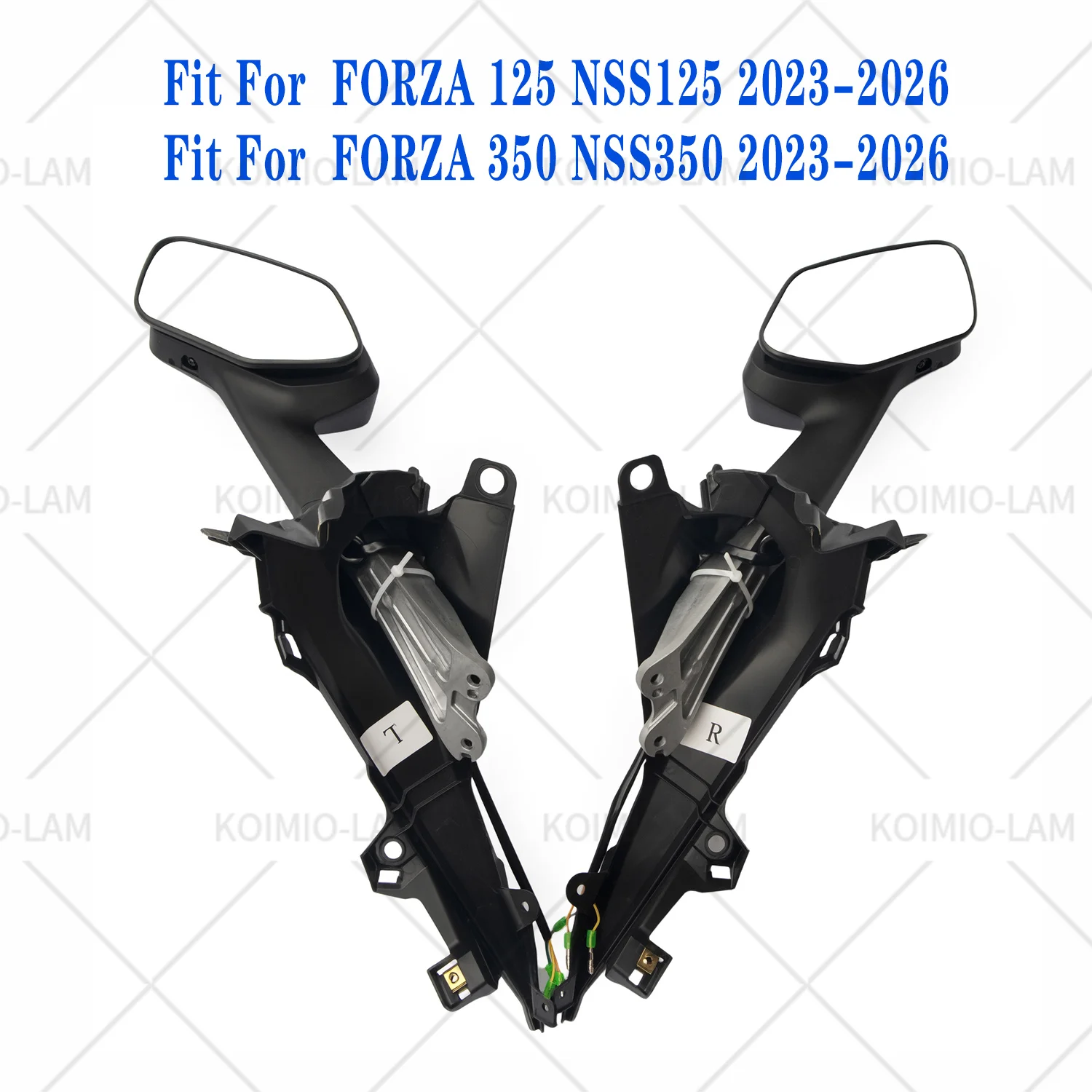 혼다 NSS 125 300 350 포르자 350 2019-2026 리어뷰 미러 NSS125 NSS300 NSS350 완전형 사이드 미러 호환