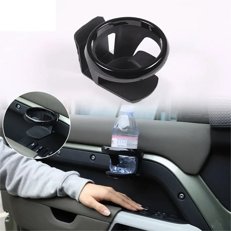 

Car Door Cup Holderr Dashboard Drink Holder Water Cup Holder For Land Rover Defender 90 110 130 2020-2024 Car Accessories