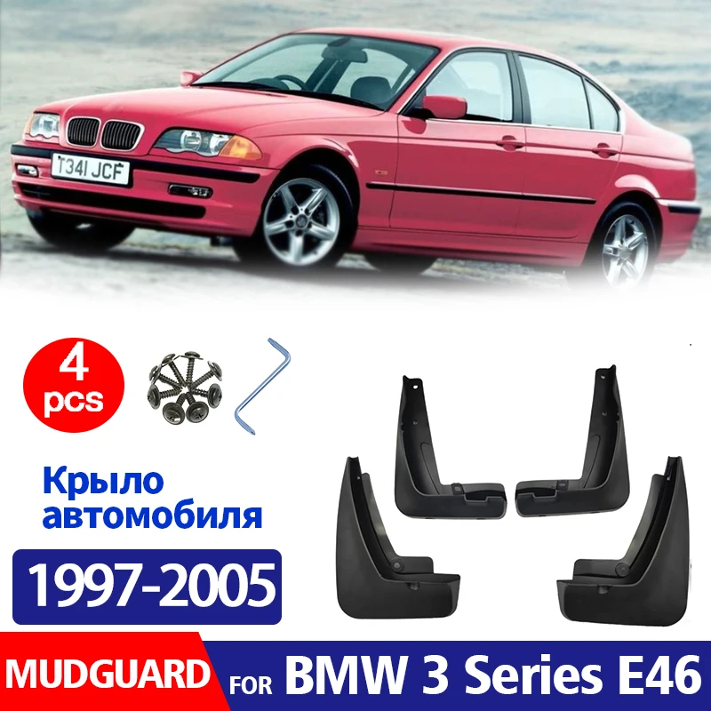 

4 шт., брызговики для BMW 3 серии E46 1995-2005