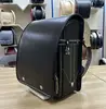 Japanese Ransel Randoseru Backpack Semi-automatic Japan satchel Japanese school bag for girls  boys PU leather School Backpack 3