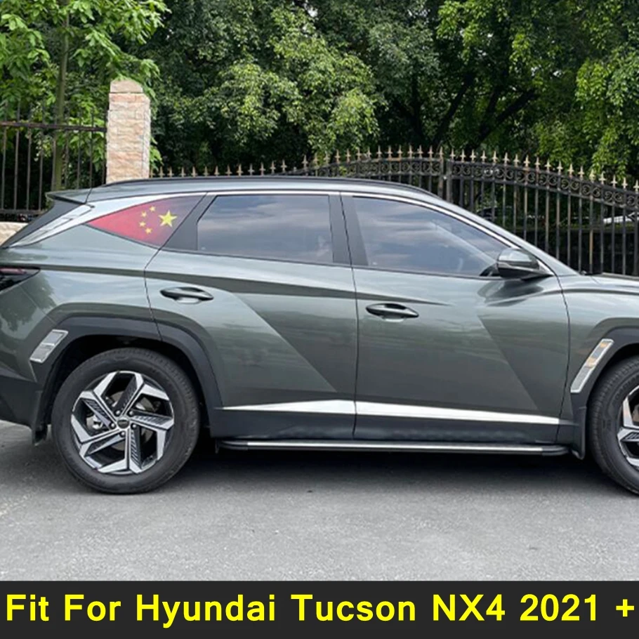 Premium ABS Car Body Wheel Side Cover Trim - Front & Rear for Hyundai Tucson - Stylish Modification Accessories