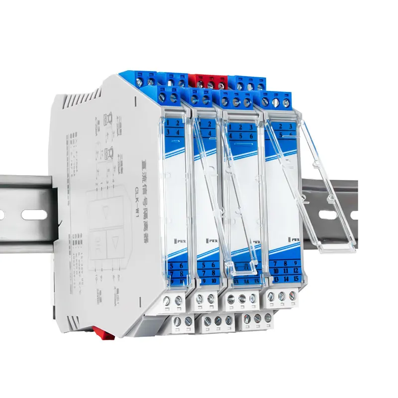 

CLK DC Signal Isolator Multi Channel 1 In 1 Out 4-20mA 0-10V Input Output DC24V Power Signal Converter