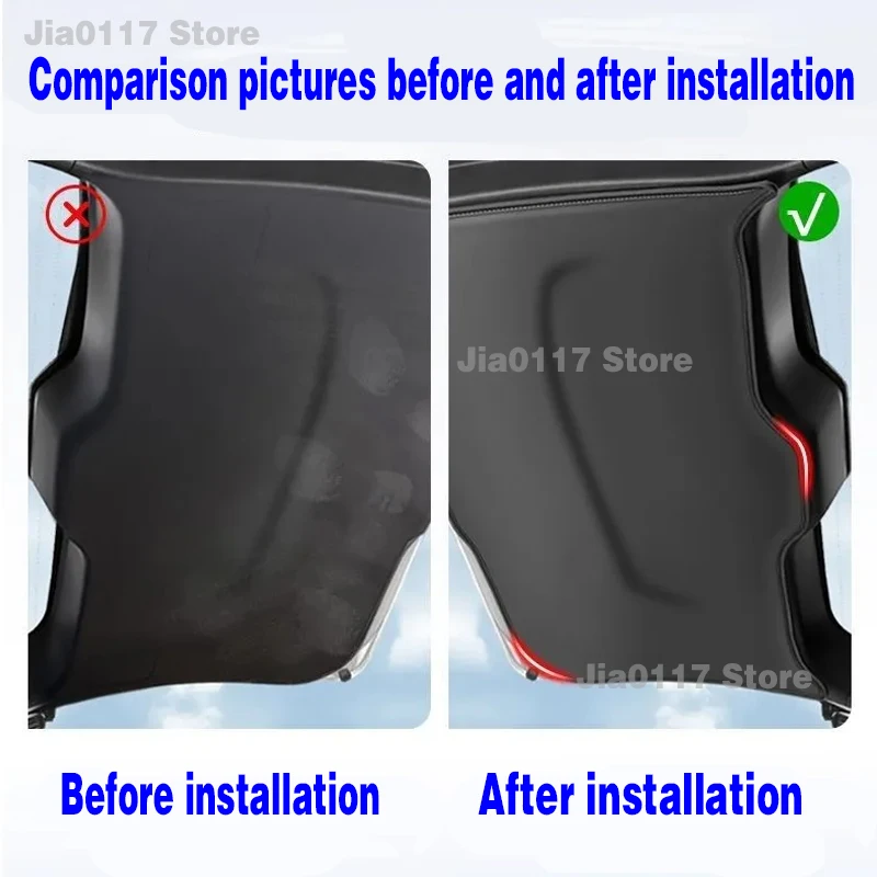 Car Tail Door Protective Sticker For GAC Trumpchi M6 M6 PRO Car Rear Trunk Protective Anti-kick Pad Interior Accessories