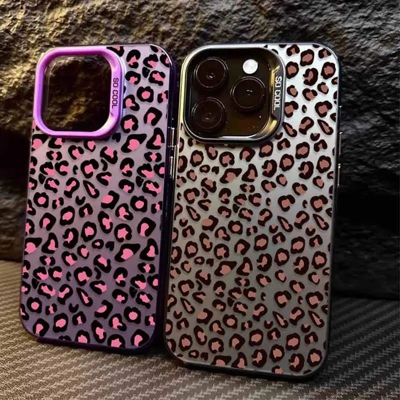 Stylish Aesthetic Leopard Print Phone Case