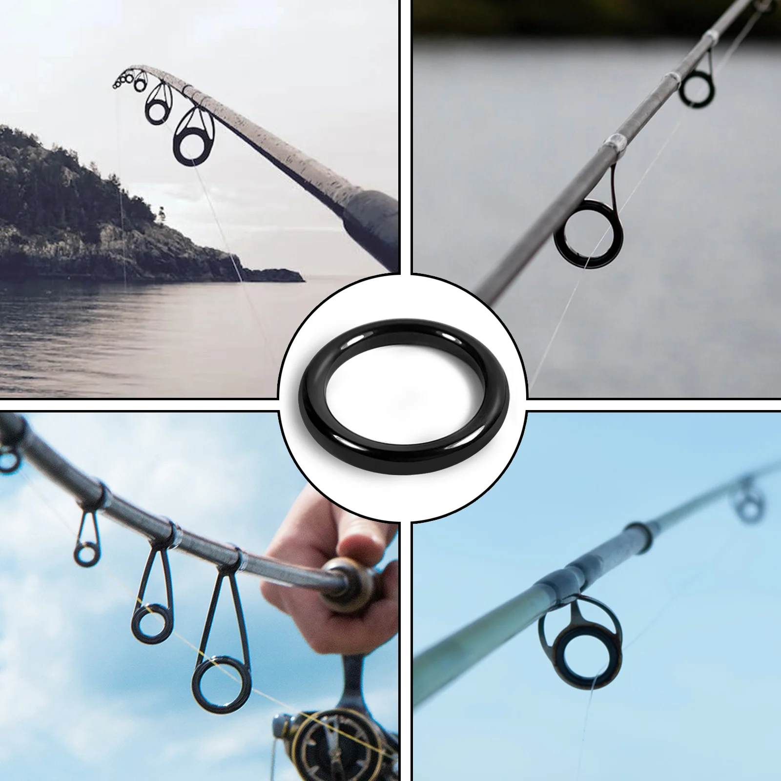 80Pcs Telescopic Fishing Rod Guide Tip Repair Kit Rod DIY Eye Rings Fishing  Rod Guide Fishing Tackle For Outdoor Fishing - AliExpress