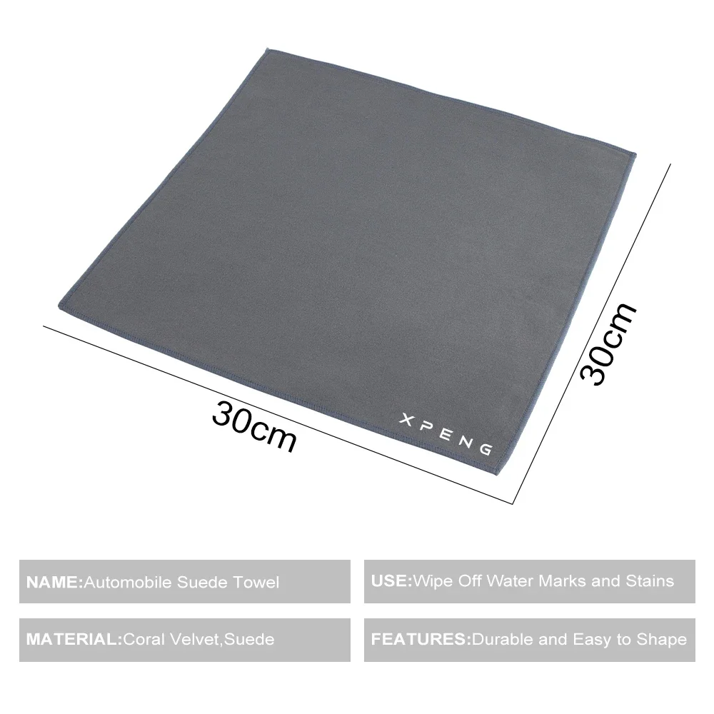 Car Body Washing Towel Soft Drying Cleaning Cloth Fit Xpeng P7 G3 G3i G9 P5 X2 N5 F30 H93 Beta