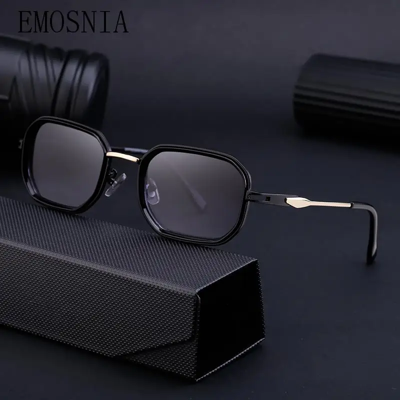 

New Square Metal Frame Men's Sunglasses Fashion Vintage Women's Sun Glasses Driving Business UV400 Eyewear The Best Gift