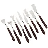 9pcs texture art scraper, color knife, special-shaped scraper head, tooth shape color knife, oil painting acrylic paint scraper 6