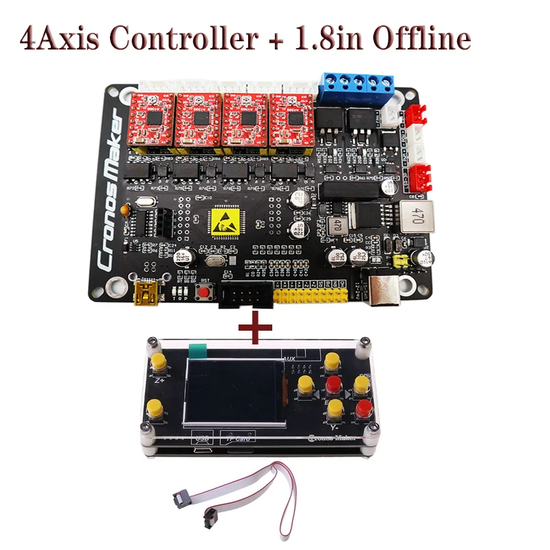 DIY Laser Engraving Machine GRBL 4-axis Control Board Offline CNC Control Board 3018PRO 1610/2418/3018 3 Axis 2 Axis Controller butcher block woodworking bench Woodworking Machinery
