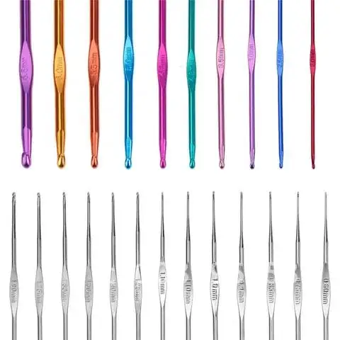 

metal crochet hooks 100pcs knit accessories crochet flowers handmade crochet knitting set set of knitting needles for knitting