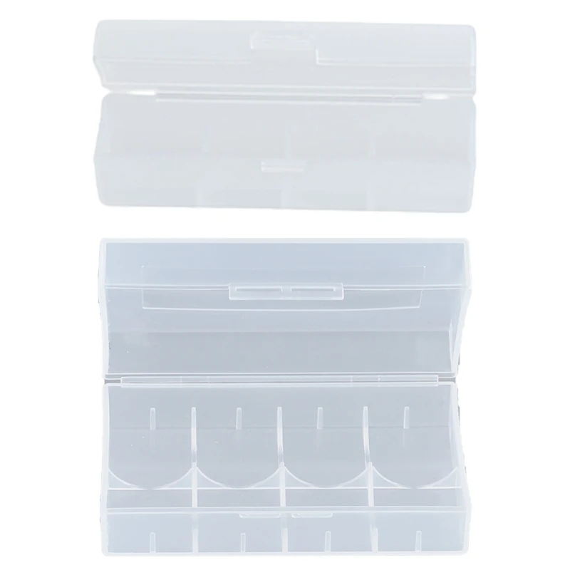 

Clear Battery Storage Case for 1pc/2pc 21700 Batteries Container Protect Your Batteries, Prevent Short Circuit and Dust Dropship