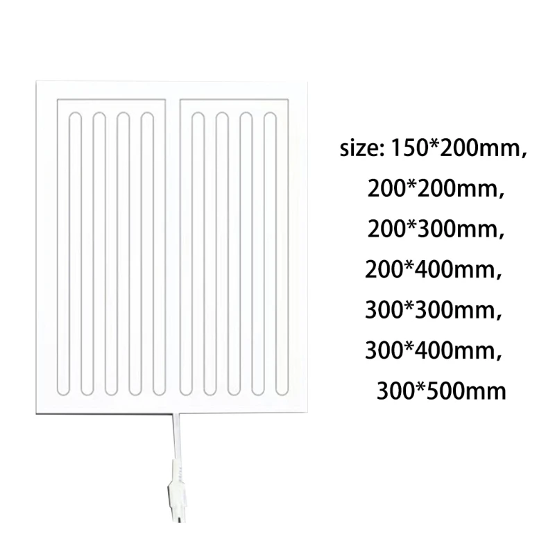 Electric Glass Defoggers 220V Anti Fog Film Fog Resistant Heating Pad Glasses Defogging Film Keep Your Reflection Clear Dropship 6