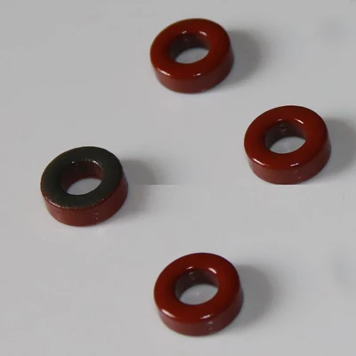 Núcleo do pó do Ferro do Núcleo do Toróide da Ferrite do Núcleo da Poeira do Carbonilo do Filtro Magnético Cinzento Vermelho de T442 5.82*11.2*4.04 mm de Alta Frequência