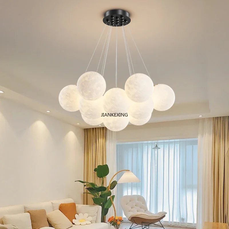 Modern Bubble Ball LED Pendant Lights For Living Dining Room Office Desks Bedroom Chandelier House Decor