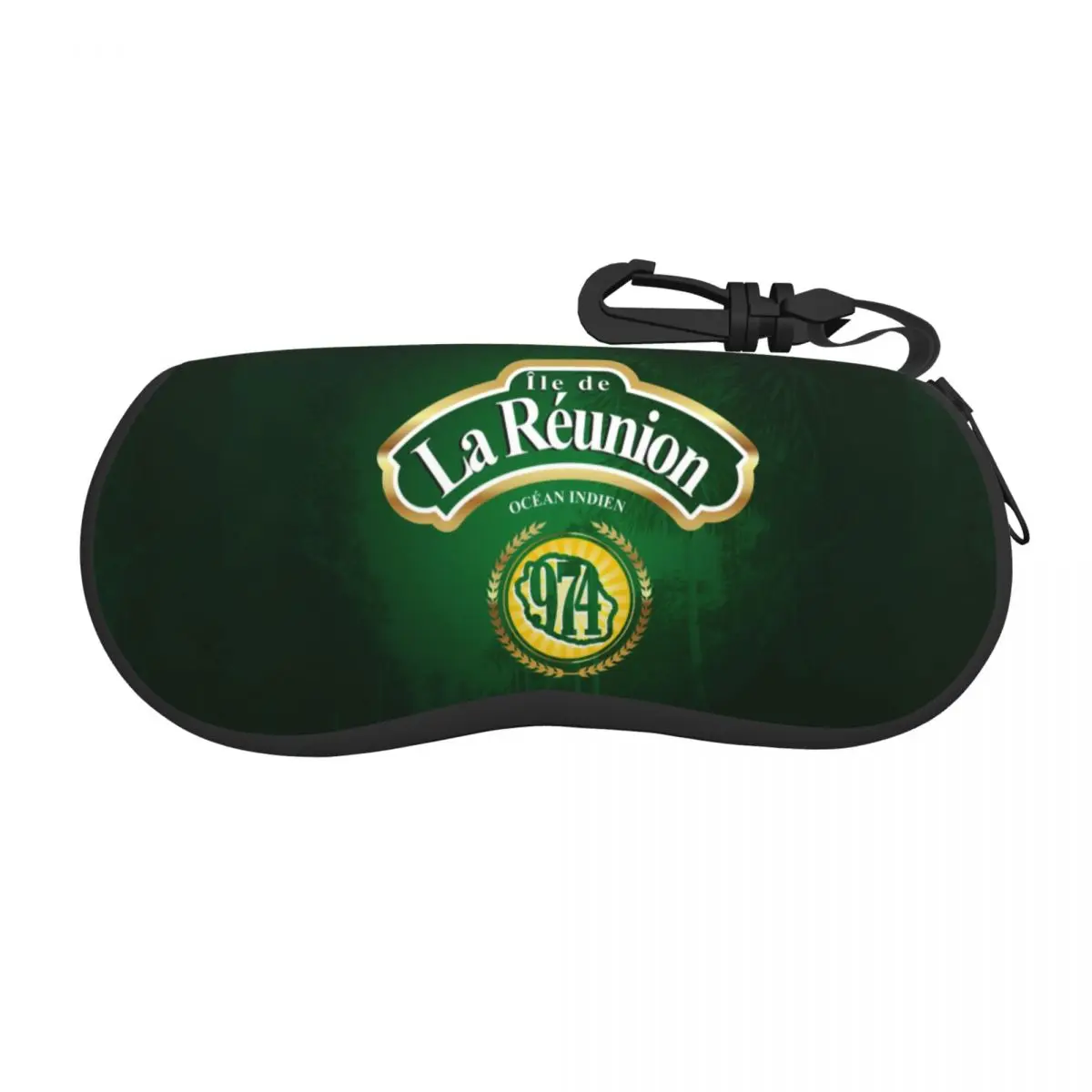 

974 Reunion Island Shell Eyeglasses Case Men Women Fashion Margouillat Isle Beach Indian Ocean Glasses Case Sunglasses Box Pouch