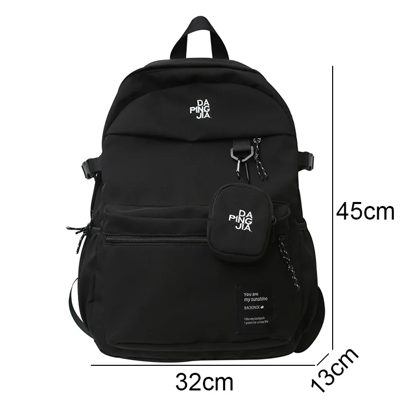 Fashion Cool Lady Leopard School Backpack Women Laptop Nylon Set Bag Girl Cute Travel College Backpack Female Kawaii Trendy Bags