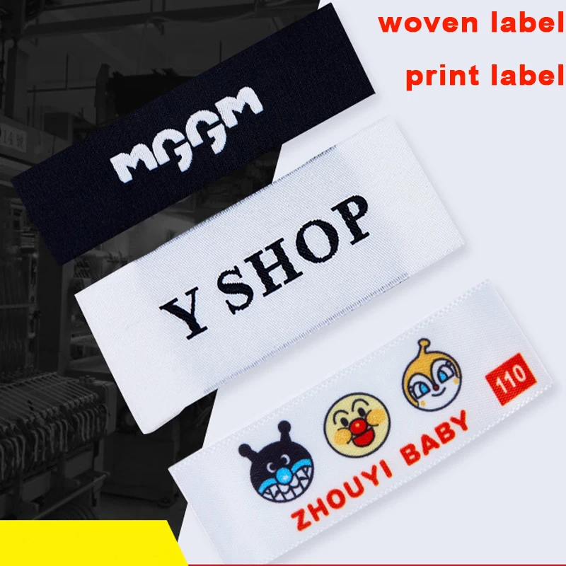 Customzied 4*5.8cm High Density Soft Thick In Cloth Washable Woven Fabric  Labels For Clothing - AliExpress