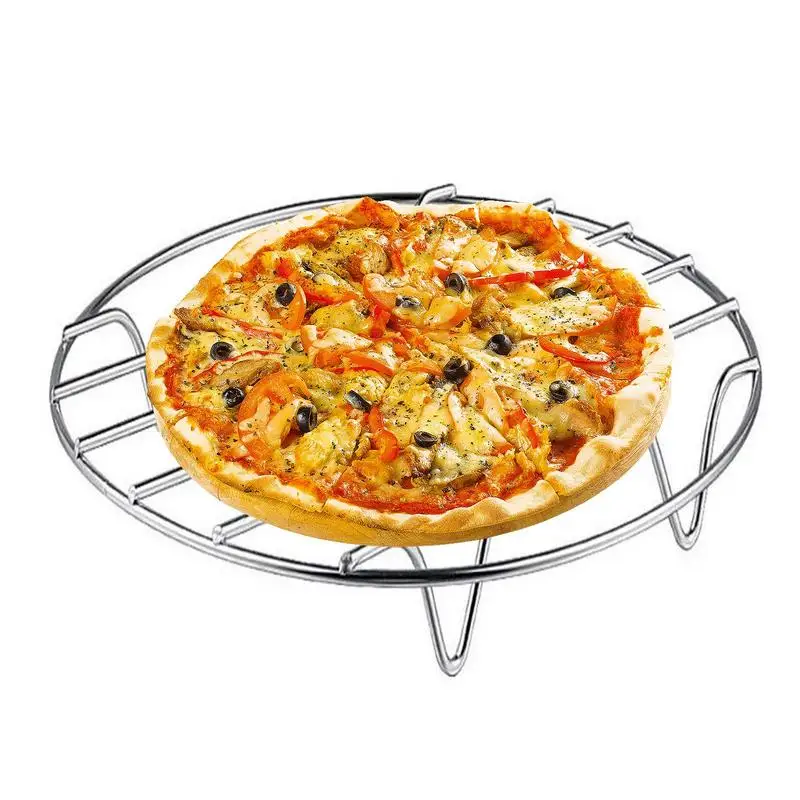 Air Fryer Rack Steamer Rack Stainless Steel Cookware Steamer Rack Cooking Baking Pot Stand Air fryer Grill Food Accessories Kitchen Steaming Racks Grid