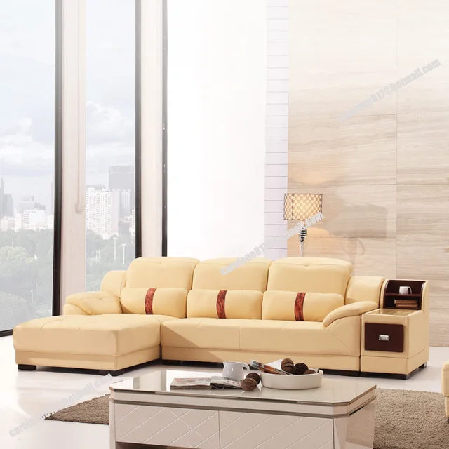Luxury And Modern Corner Leather Sofa Chiseza