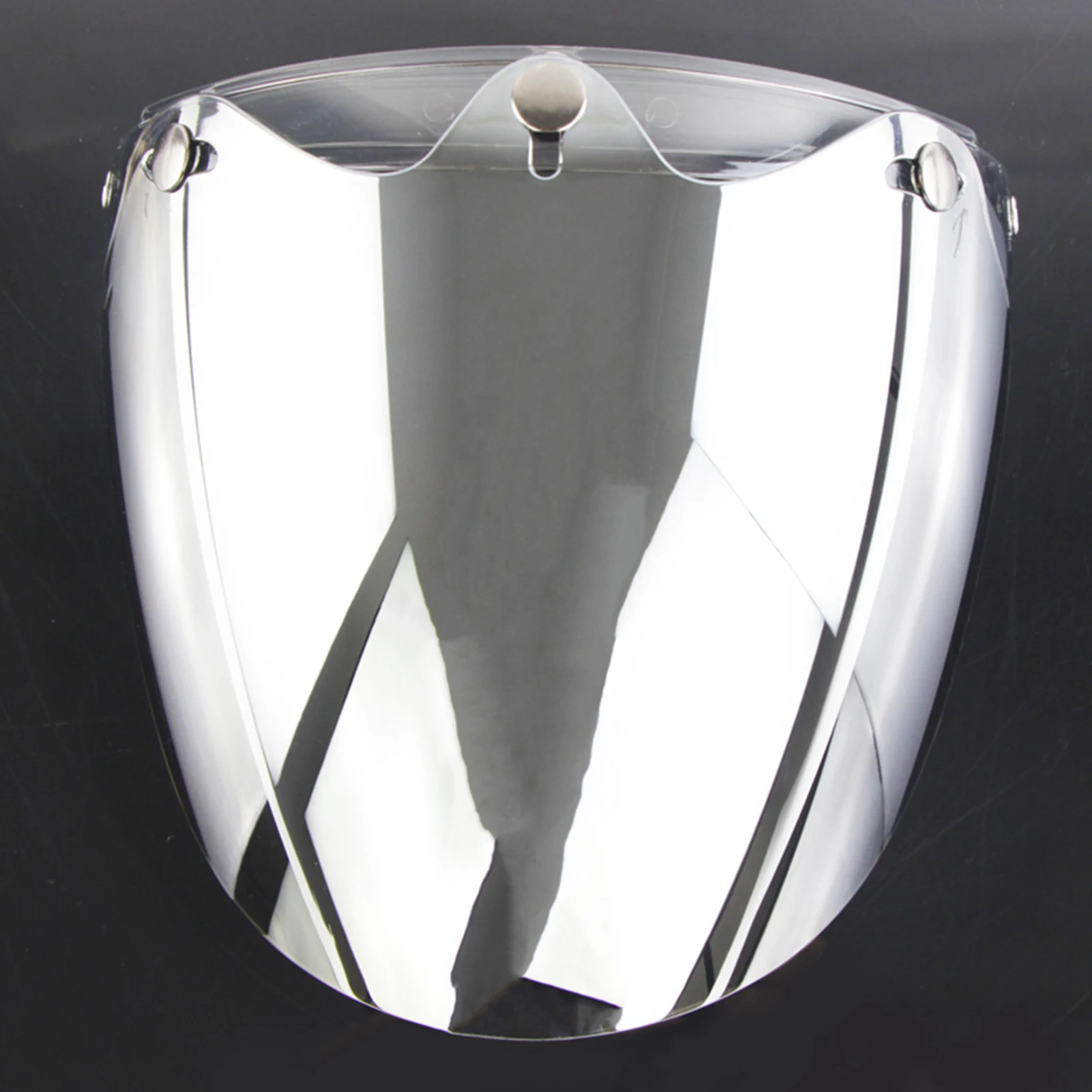 Open Face Helm Visier Motorrad Helm Blase Linse 3-Snap Blase Wind Schild Visier Anti-UV/Anti-fog Motorrad Helm objektiv – Detail 17