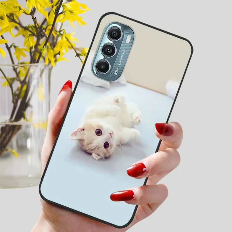 Elegant Black TPU Silicone Phone Cover - Fashion Luxury Cute Protector with Soft Bumper Design