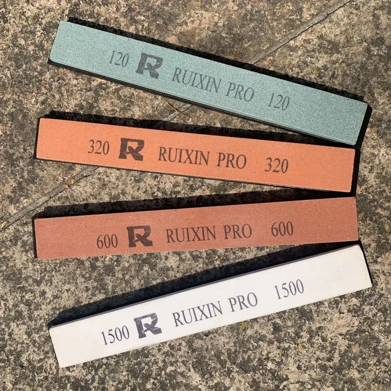RUIXIN Whetstone for Fixed Knife Sharpener 120 1500 Full Size Box Set knife sharpener kitchen knife sharpener knife sharpening stone diamond sharpening stone Kitchen Sharpening Stone Grinding System Woodwork Tool Kit