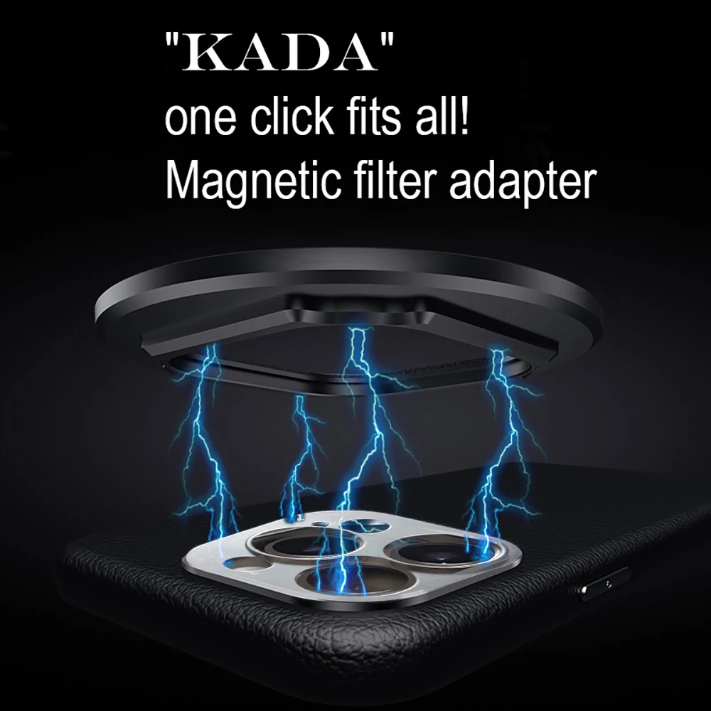 마그네틱 전화 케이스 iPhone 15 시리즈 67mm 마그네틱 필터 시스템 야외 사진 Magsafe 용 CPL 스타 라이트 블랙 미스트 필터
