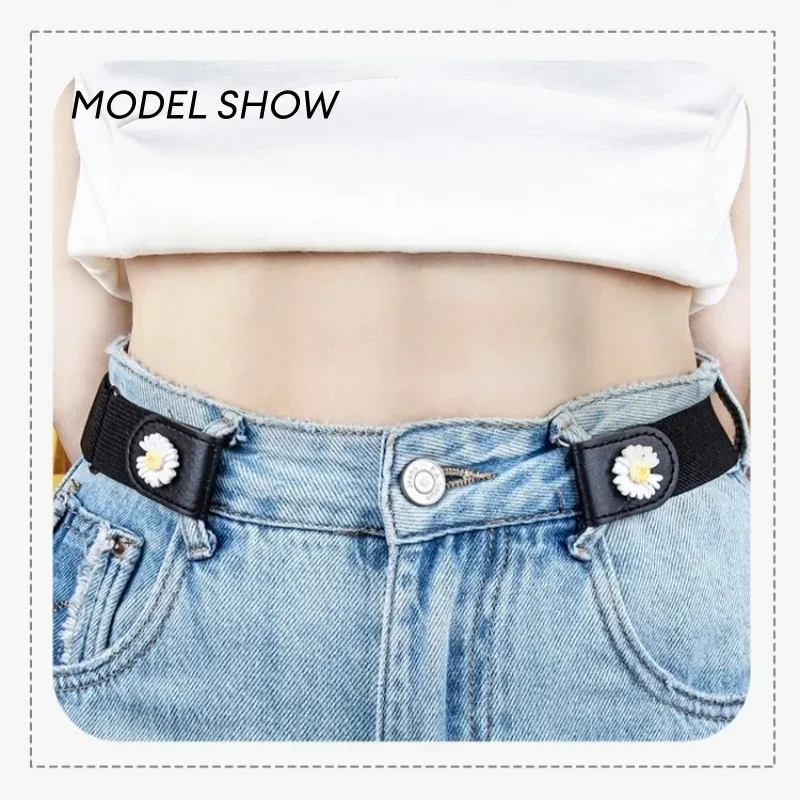 Neue Verstellbare Elastische Taillengürtel Unsichtbare Stretchgürtel für Damen und Herren Jeans Hosen Kleider Ohne Schnalle Bequemer Gürtel – Detail 3
