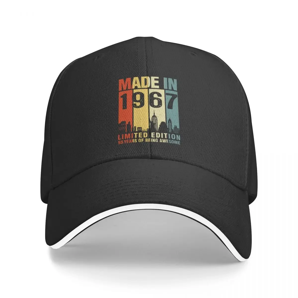 

Made In 1967 Limited Edition 55 Years Of Being Awesome 55th Birthday Baseball Cap Mountaineering Anime Hat Women Men's