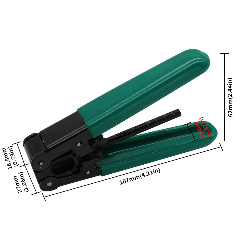 FTTH cold tool fiber Clauss two function flex wire stripper Combination set Three Port Fiber Optical Stripper Pliers