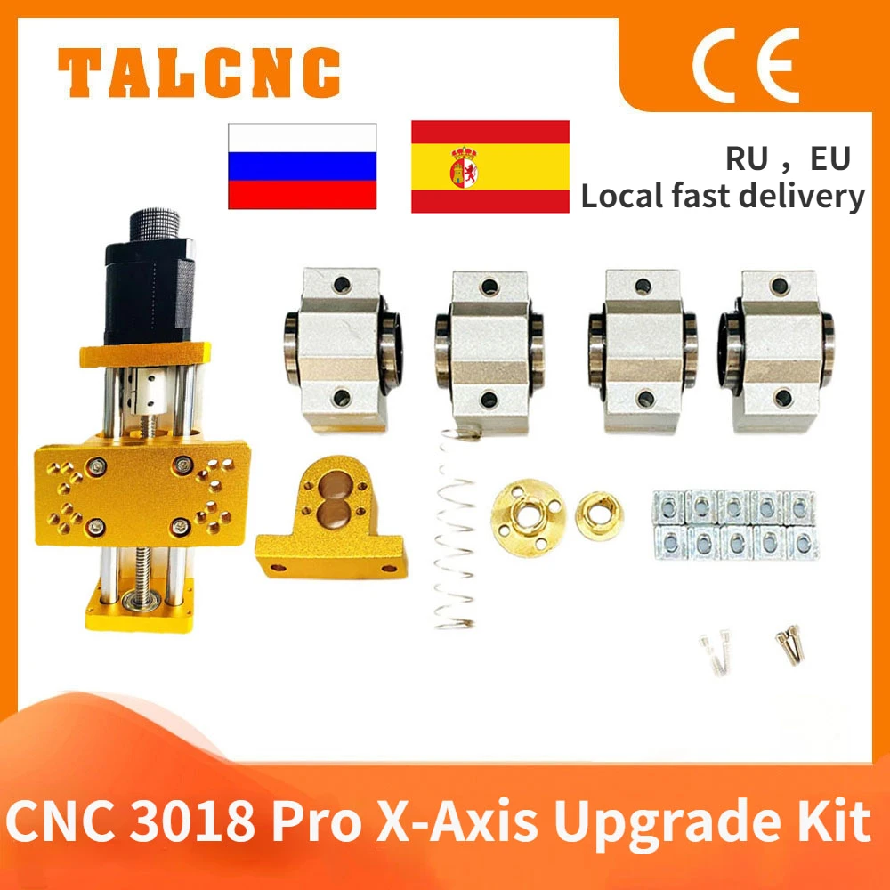 CNC 3018 Pro X-Axis Upgrade Kit Suit CNC Router 3018 Pro / Plus with Milling Machine Accessories Sliding Table wood router machine