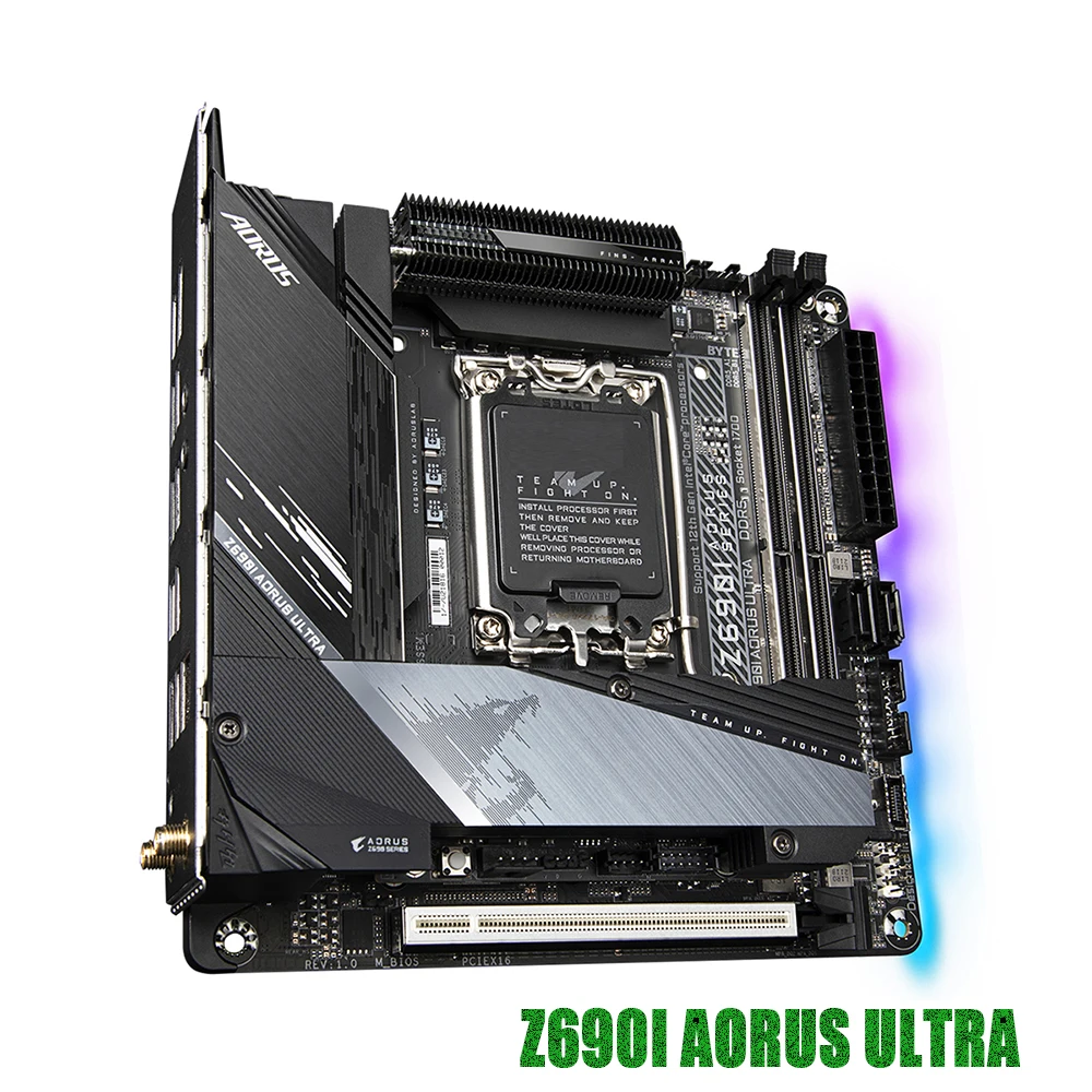 Lga1700 Z690 2 * Ddr5 64Gb Mini-Itx Scheda Madre Desktop Z690I Aorus Ultra Per Gigabyte