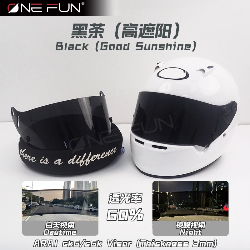 CK6 Visor for ARAI CK6 CK6K CK-6 Mirrorized RACING VISOR Lens Case Full Face Mask Glasses Shield Racing Explosion-Proof 4