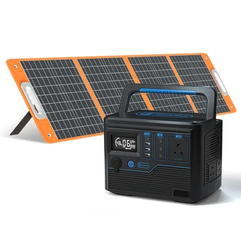 Flashfish Low Price Portable Power Station 1000w With 100W Solar Panels