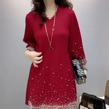 Abito alla moda allentato ed elegante di nuovo arrivo autunno inverno 1