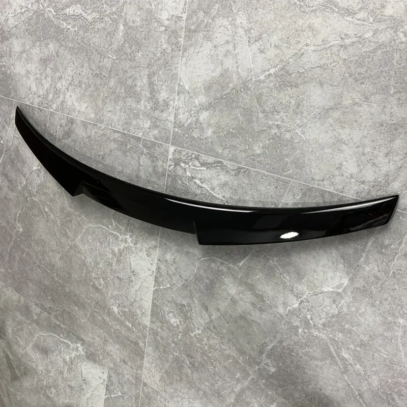 Spoiler traseiro do tronco do carro, estilo M4, preto brilhante, teto do carro, divisor, ajuste de asa, Audi A3, 8V, S3, RS3 Sedan, 2016-2020