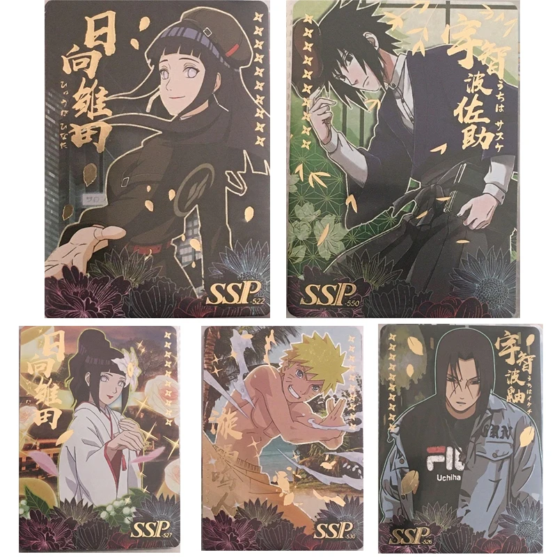 Редкая детская игра NARUTO ssp sp cp ur card Hyuga Hinata Uchiha сасуке Узумаки Наруто Haruno Sakura |