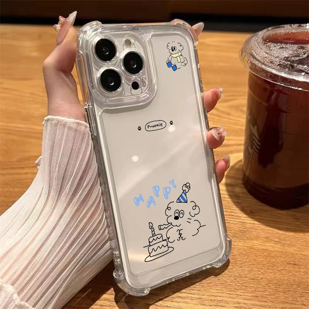 Adorable Korean Dog Design Phone Case