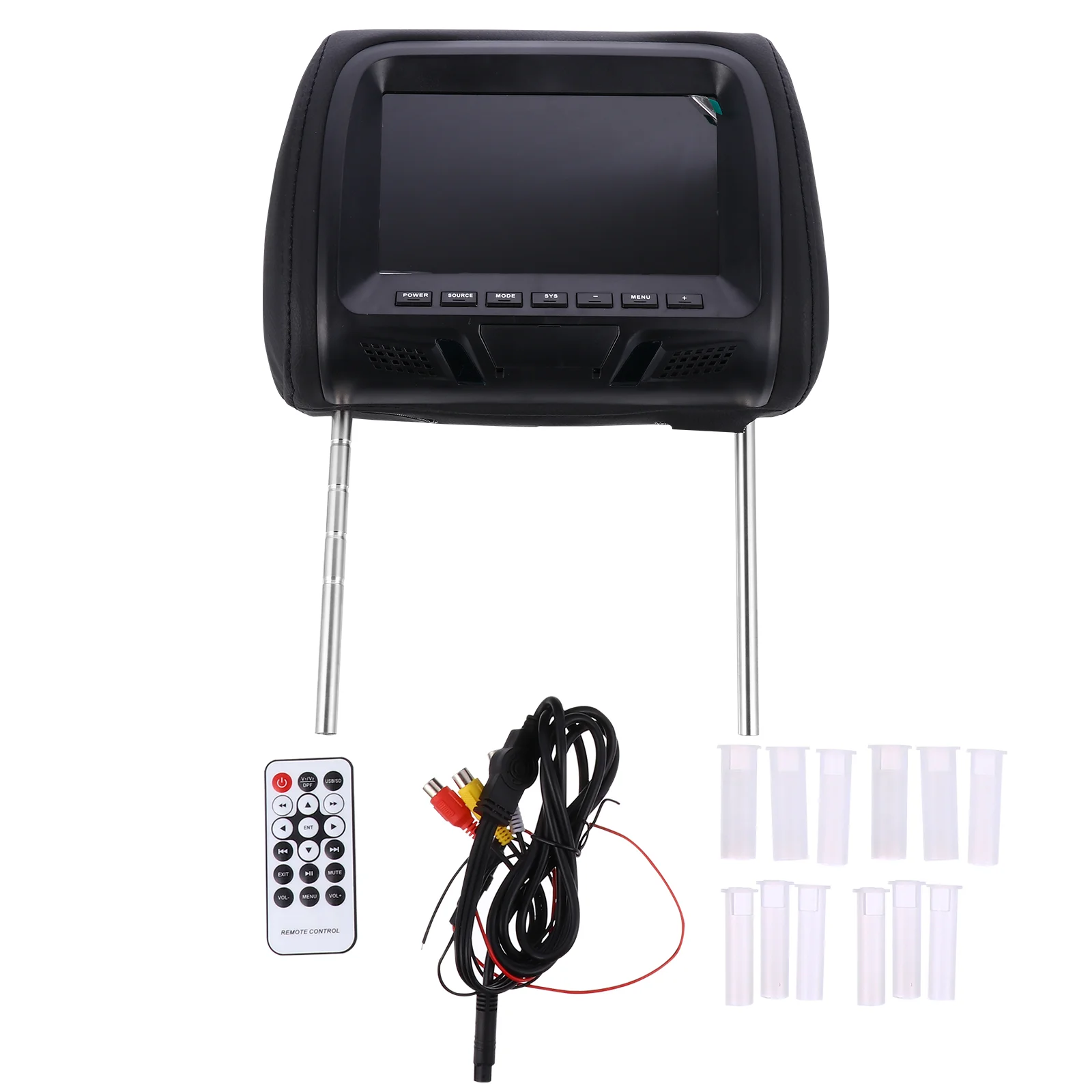 

Monitor Car Headrest Display Screen Head Wall Rest Rear Seat Media Multi Mp5 Lcd Mount
