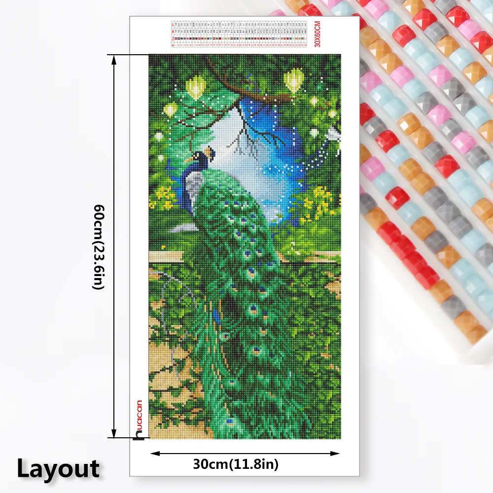 5D Diamond Painting Cross Stitch Peacock Diamond Mosaic Embroidery Animals Picture Of Rhinestones Decorative Paintings