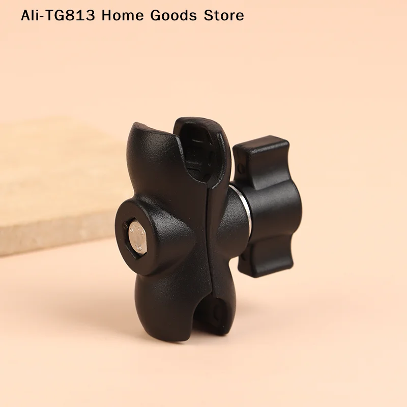 [TG813]5.5CM 알루미늄 합금 더블 소켓 암 볼 헤드 홀더 마운트 클램프 자전거 오토바이 카메라 연장 암