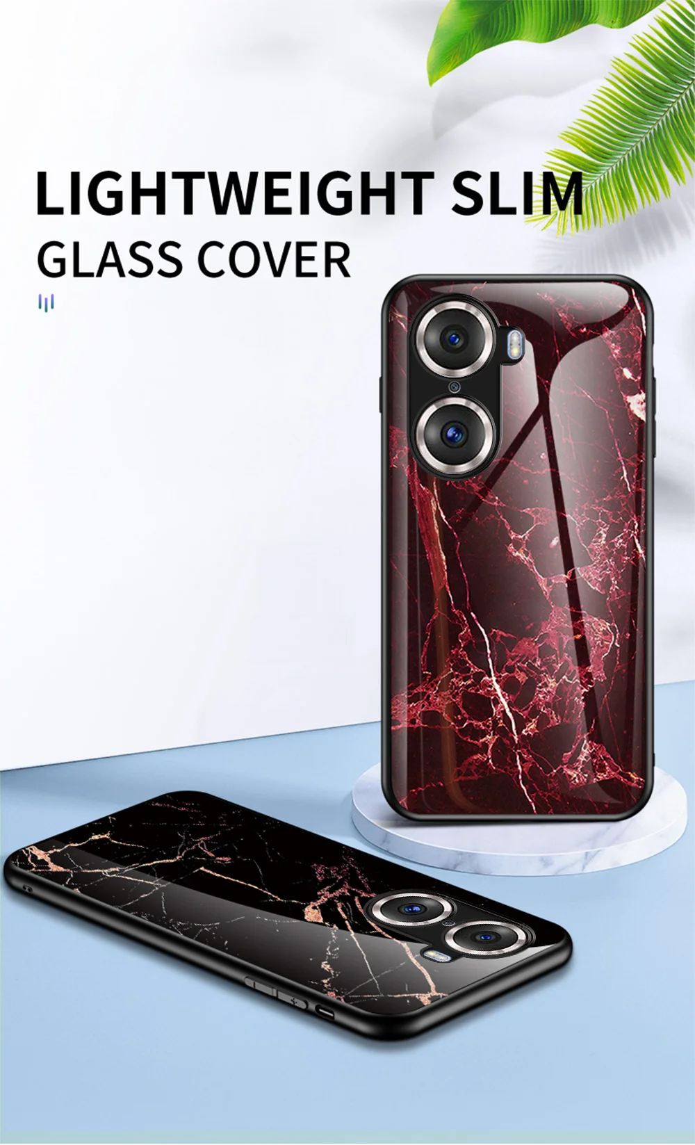 Honor 70 60 50 SE Custodia DECLAREYAO Cover dura in vetro temperato per Huawei Honor 30 Pro Plus 20 10 Lite Vista 30 20 V10 V9 Ca_voghion.com