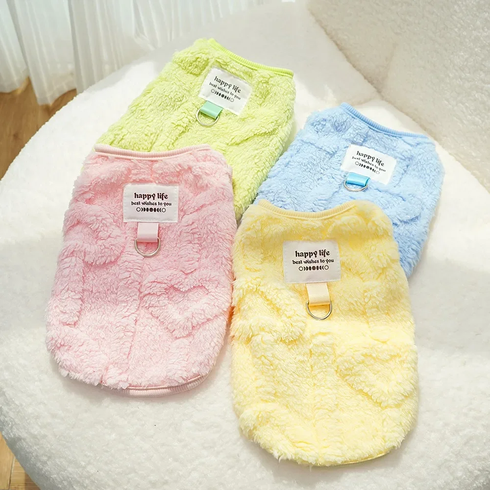 Dog Winter Clothes Small Dogs Cat Outdoor Soft Cozy Fleece Jacket Vest Coat Pet Chihuahua Yorkies Corgi pet jacket