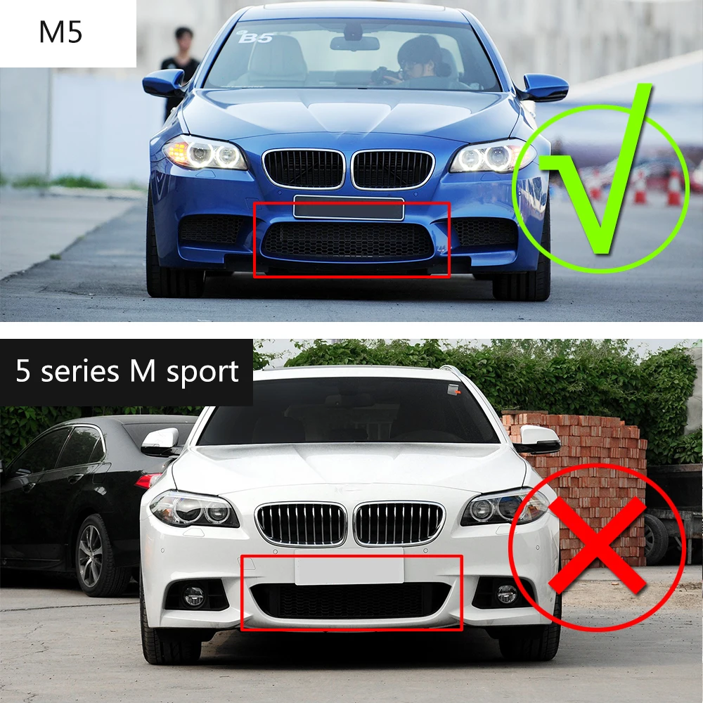 Carbon Fiber Rear Bumper Diffuser Lip For BMW 5 Series F10 M5 Sedan 2012-FRP Rear Bumper Diffuser Lip Spoiler Three Style