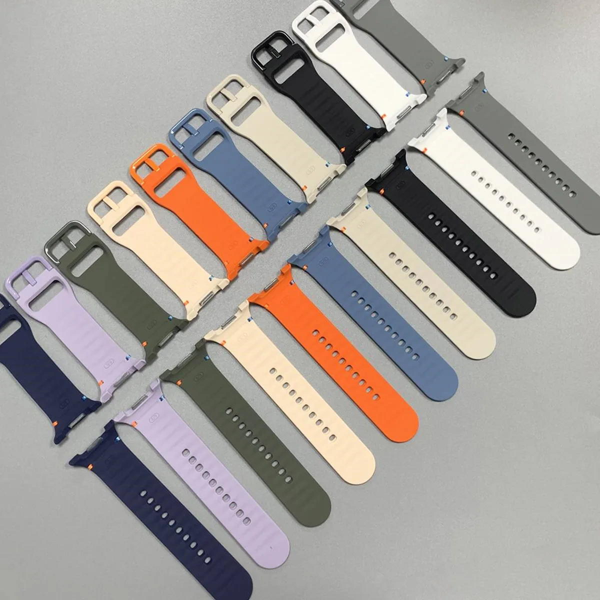 For Samsung Watch 8 Strap Original Silicone Soft Watchband Replacement Band No Gap Galaxy Watch 8 classic 40mm 44mm 46mm Correas