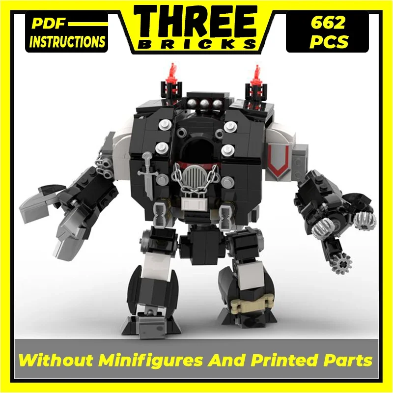

Moc Building Bricks Military Model Hammer Battleship Mecha Technology Modular Blocks Gifts Toys For Children DIY Sets Assembly