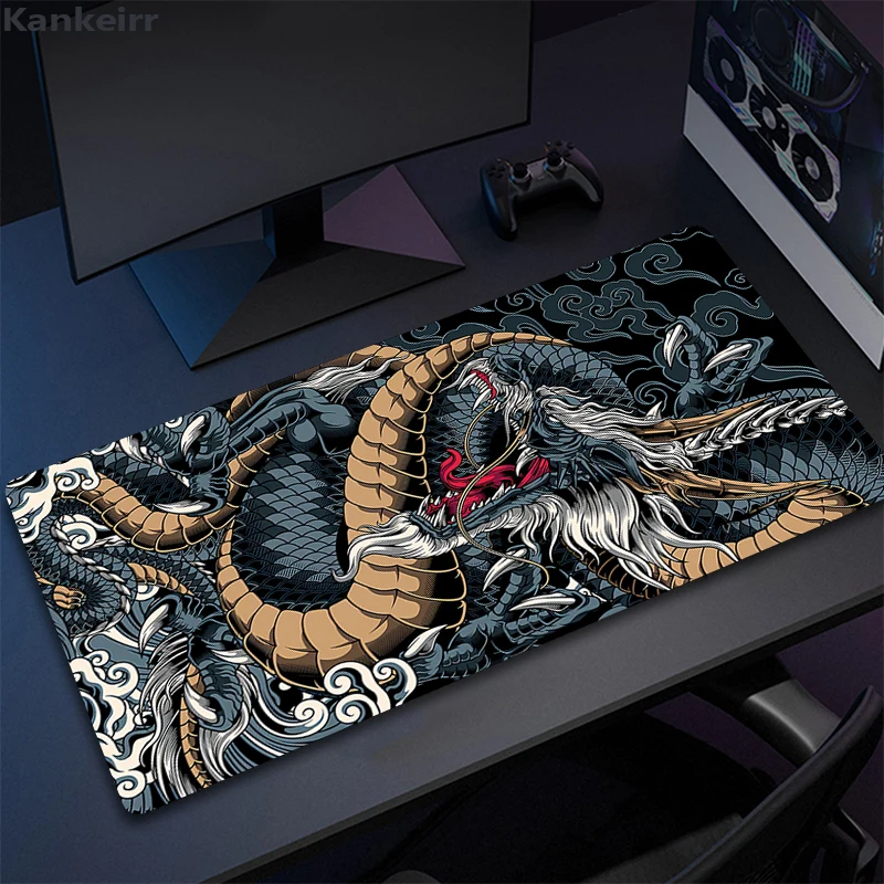 XXL Mausepad Color Dragon Deskpad Mouse Pads Gaming Mats for