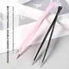 Silicone Nail Art Tweezers With Pressing Head Double Ended Nail Stickers Rhinestones Pick Up Clip Makeup Eyelash Extension Tools 2