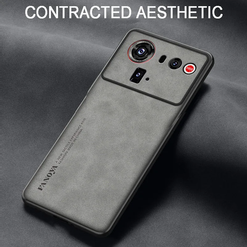 Leather Shockproof Protective Phone Case - Skin-Friendly Cover