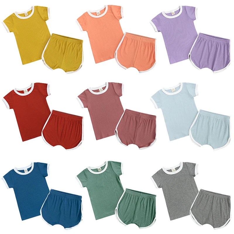 Ensemble de vêtements pour bébés garçons et filles de 6, 12, 18, 24 et 36  mois, 2 pièces, en coton, confortable - AliExpress